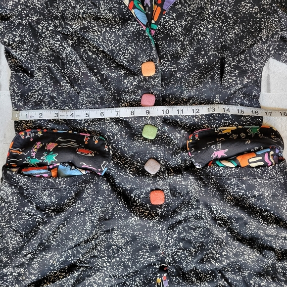 Platinum by Dorothy Schoelen 80s or 90s vintage blazer size Medium - Picture 12 of 16